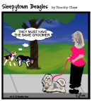 Sleepytown beagle cartoon