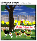 Sleepytown beagle cartoon