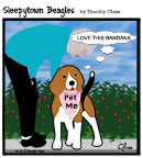 Sleepytown beagle cartoon