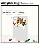 Sleepytown beagle cartoon