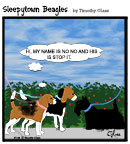 Sleepytown beagle cartoon