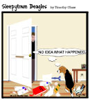 Sleepytown beagle cartoon