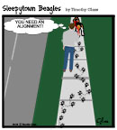 Sleepytown beagle cartoon