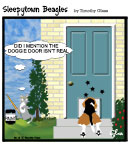 Sleepytown beagle cartoon