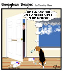 Sleepytown beagle cartoon