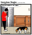 Sleepytown beagle cartoon