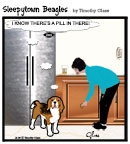 Sleepytown beagle cartoon