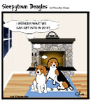 Sleepytown beagle cartoon