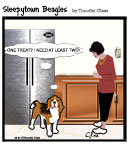 Sleepytown beagle cartoon