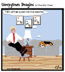 Sleepytown beagle cartoon