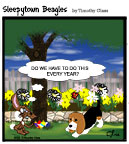 Sleepytown beagle cartoon