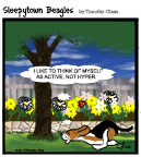 Sleepytown beagle cartoon