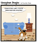 Sleepytown beagle cartoon