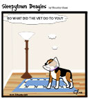 Sleepytown beagle cartoon