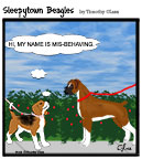 Sleepytown beagle cartoon