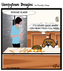 Sleepytown beagle cartoon