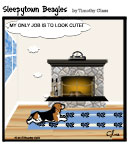 Sleepytown beagle cartoon