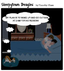 Sleepytown beagle cartoon