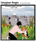 Sleepytown beagle cartoon