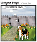 Sleepytown beagle cartoon