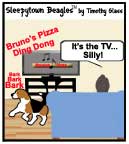 Sleepytown beagle cartoon