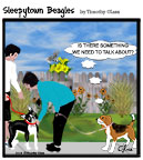 Sleepytown beagle cartoon