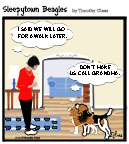 Sleepytown beagle cartoon