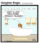 Sleepytown beagle cartoon