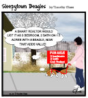 Sleepytown beagle cartoon