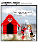 Sleepytown beagle cartoon