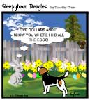 Sleepytown beagle cartoon