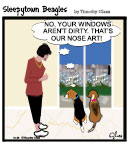 Sleepytown beagle cartoon