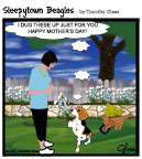 Sleepytown beagle cartoon