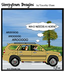 Sleepytown beagle cartoon