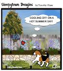 Sleepytown beagle cartoon