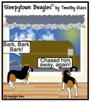 Sleepytown beagle cartoon