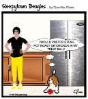 Sleepytown beagle cartoon