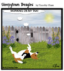 Sleepytown beagle cartoon