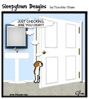 Sleepytown beagle cartoon