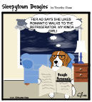 Sleepytown beagle cartoon