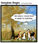 Sleepytown beagle cartoon