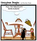 Sleepytown beagle cartoon