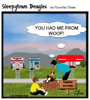 Sleepytown beagle cartoon