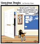 Sleepytown beagle cartoon