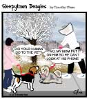 Sleepytown beagle cartoon