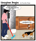 Sleepytown beagle cartoon