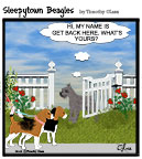 Sleepytown beagle cartoon