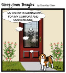 Sleepytown beagle cartoon