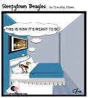 Sleepytown beagle cartoon