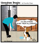 Sleepytown beagle cartoon